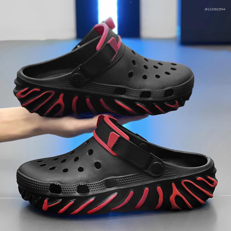 Slippers 2025 Men's Summer Sandals Leisure Sports Outside Wear Driving Two Seaside Beach