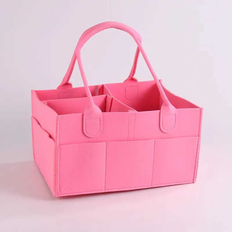 Felt Baby Diaper StorageBag Portable Childcare Felt Diaper Storage Bag Multi-functional Portable Storage Bag For Mothers 1PCXJ250117