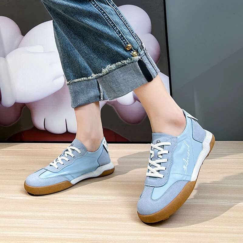 Woman Running Shoes Casual Sneakers Ladies Comfort Flats Lace-up Trainers Basketball Tennis Sports Athletic Shoe Footwear2023