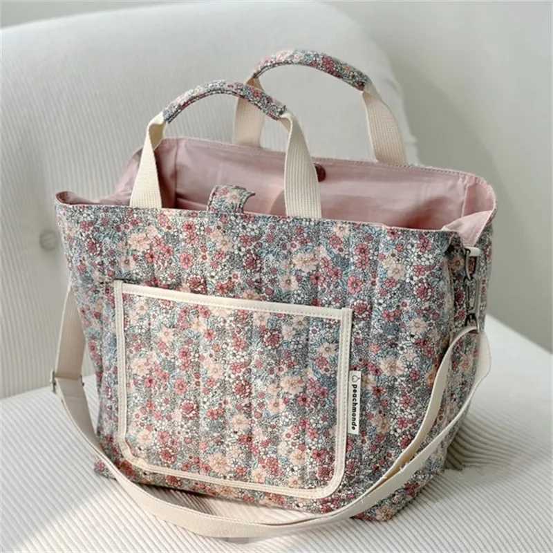 Diaper Stroller Bag Organizer for Kids Large Capaci Multifunction Print Portable Mommy Bag Shoulder BagXJ250117