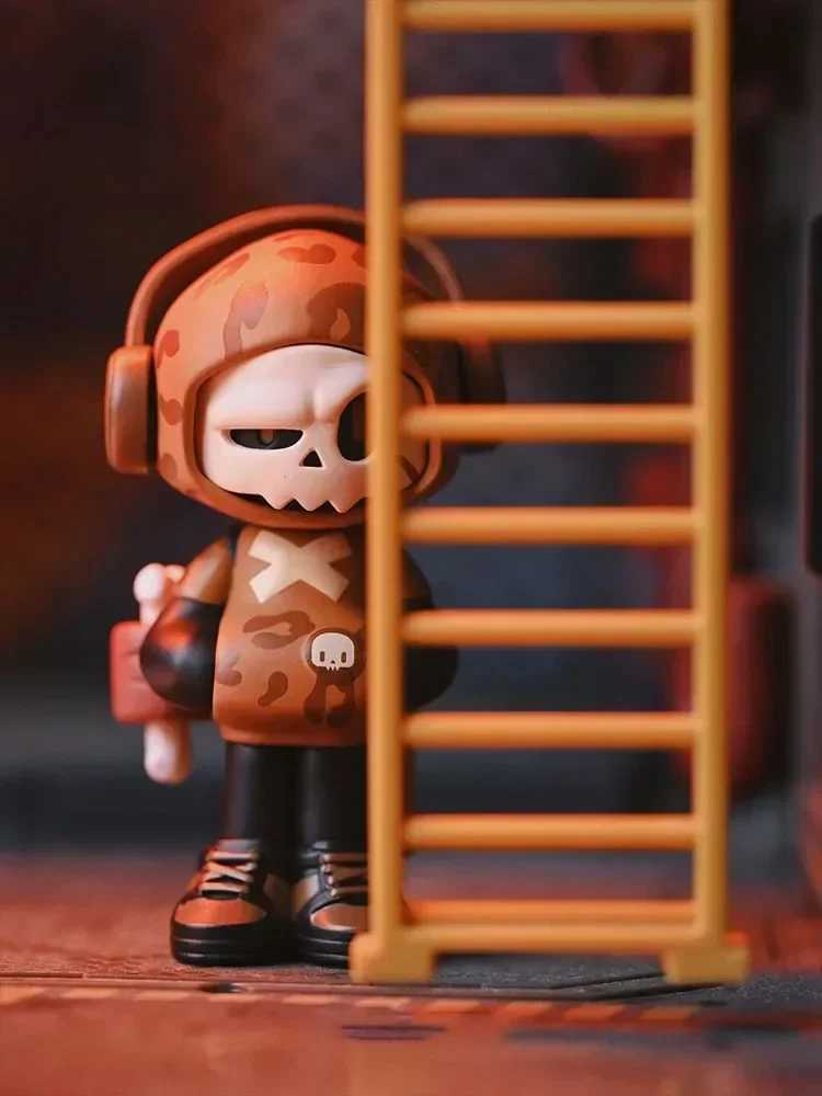 Mr.bone Mini 2 Generation Times Travel Series Action Figure Mystery Box Trend Animation Peripheral Desktop Collection Toy Gifts W250116