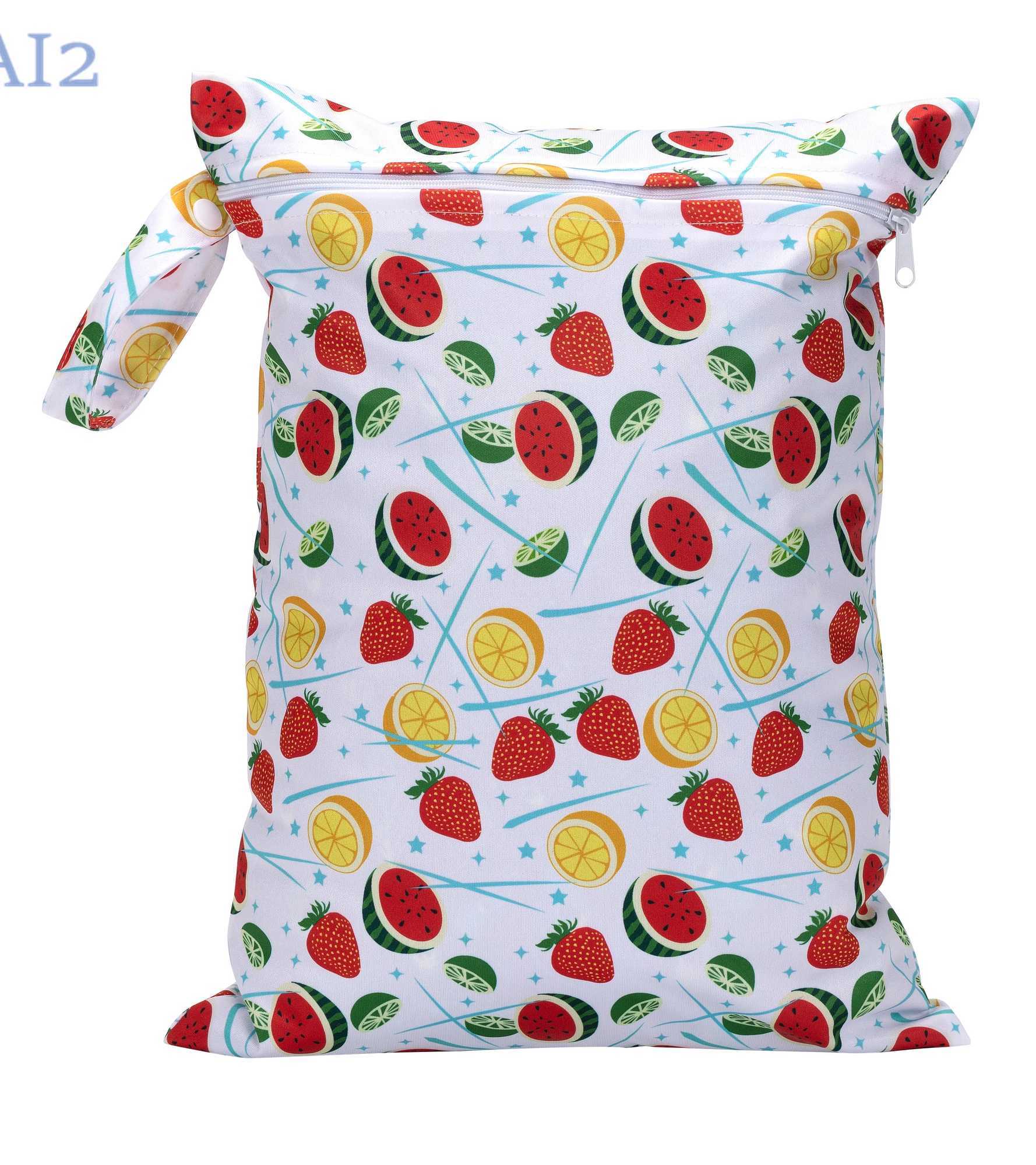 30X40cm Fashion Print Storage Bag Baby Wet Dry Diapers Nappies Bag Outdoor Travel Waterproof Stroller Carry Pack Handbag NewXJ250117