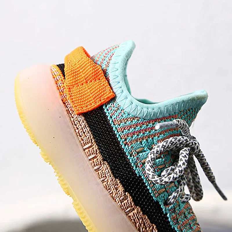 Athletic Outdoor DIMI 2022 Spring Baby Soft Toddler Shoes Breathable Knitting Infant Shoes for Boys and Girls Coconut Child SneakersY250116UKND