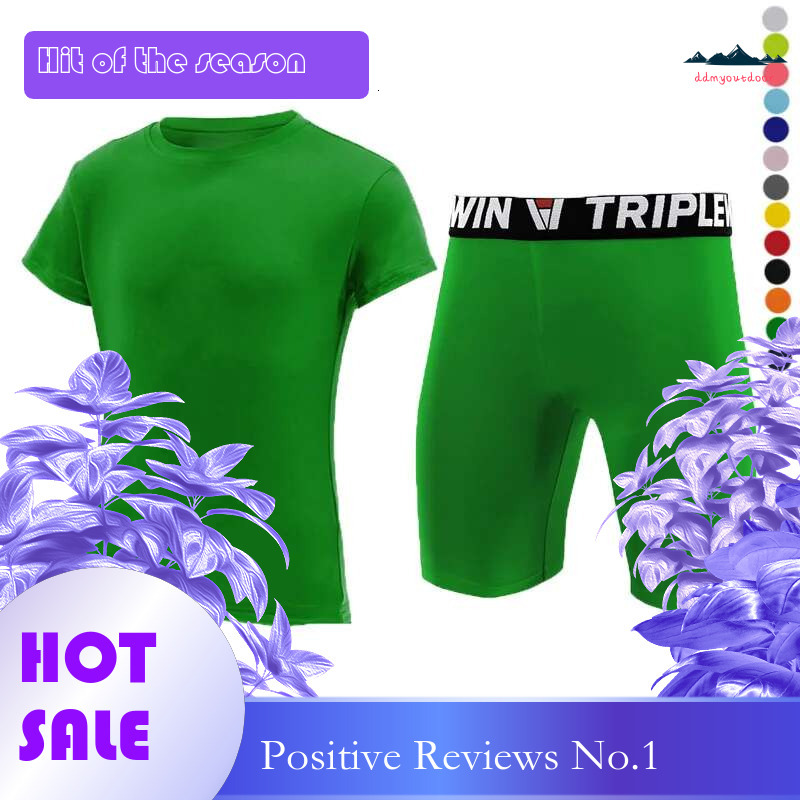 Ddmyoutdoor China Domestic Men Women Tracksuits GYM Fiess Short Base Tee Shorts Tight Sport Running Set Hiking Soccer Basketball Football Jersey Suit