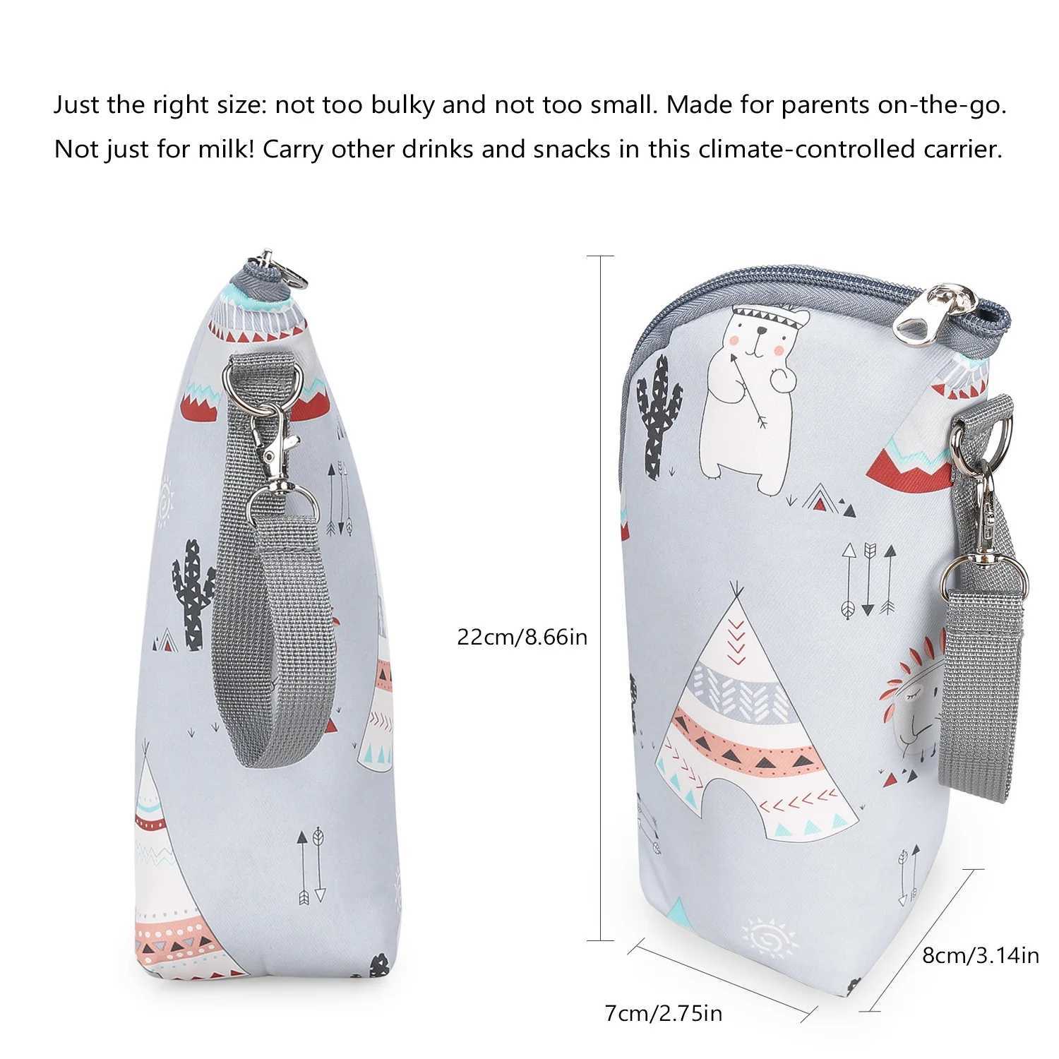 Insulated Baby Bottle Bags Breastmilk Cooler Waterproof Baby Bottle Bag Portable Thermal Bottle Bag Travel Baby Bottle HolderXJ250117