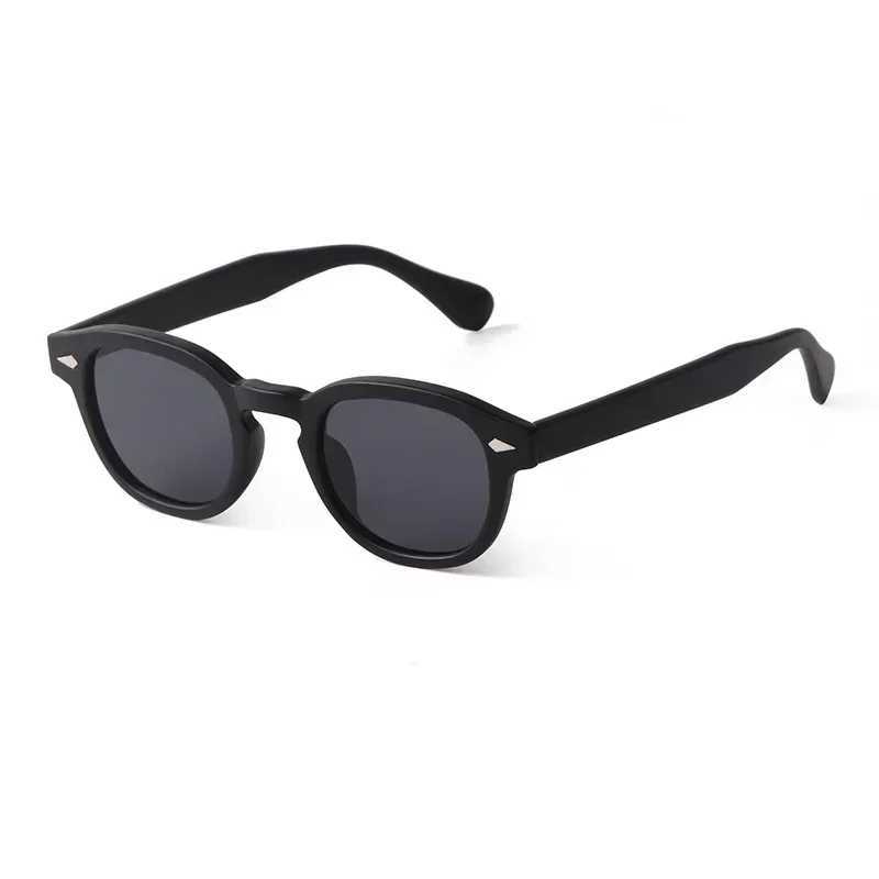 Retro Tortoiseshell Round Sunglasses for Women Unique Brand Design Vintage Eyeglasses Leopard Blue Lens Square Sun Glasses UV400 W250116
