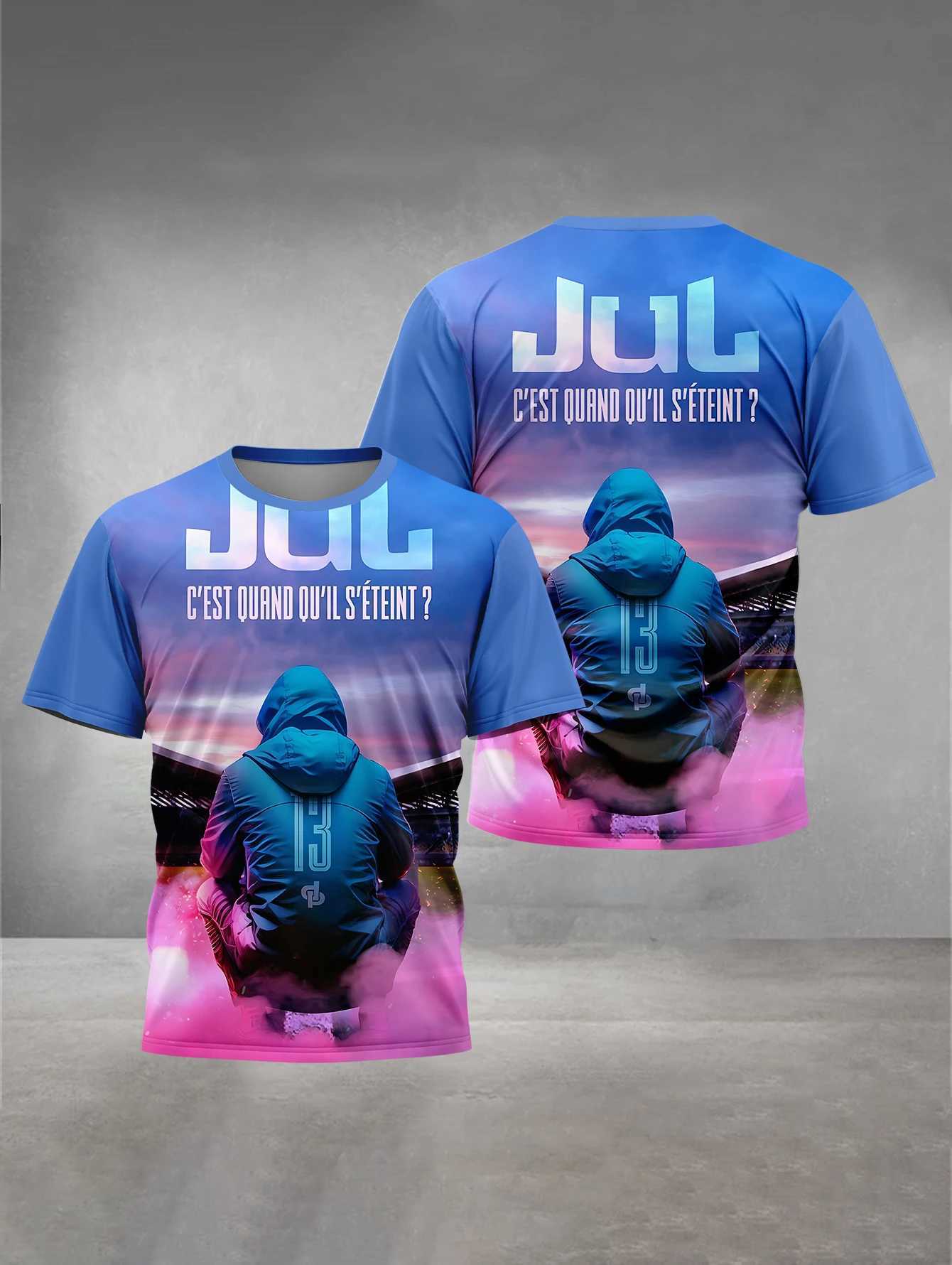 Rapper JuL Cest Pas Des Lol 3D Print Baby Clothing 5 to 14 Years Male Outdoor Clothes for Children Boy Girl Child T-Shirt Top M250116