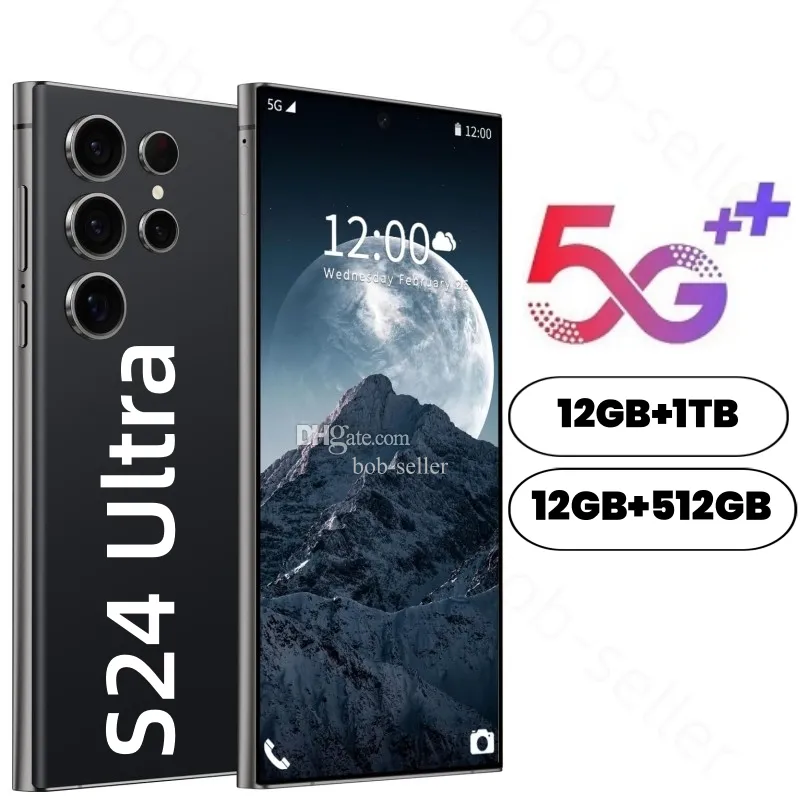 Ultra 16GB+1TB smartphone cell phone Dual SIM 5G Phone 6.8HD+ Display 13MP+50MP Camera Android 13 Mobile Fingerprint