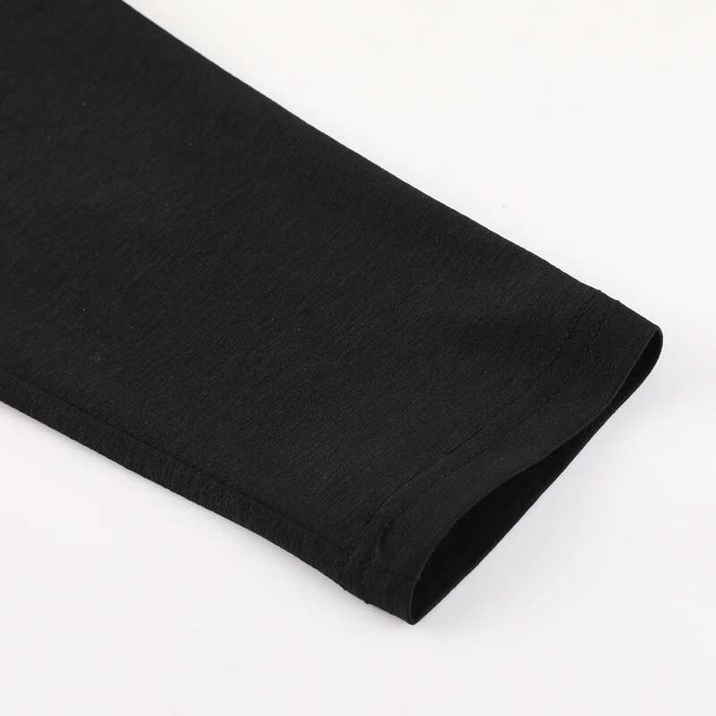 Ddmytiger China Domestic Men Half Zipper Long Sleeves Workout Letter Running Compression Gym Stretch Bodybuilding Tee Breathable Football Training Shi