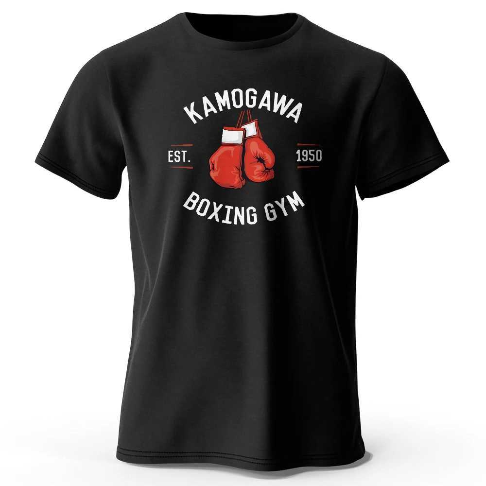 Mens Oversized Boxing GYM T-Shirt KBG Print Anime Graphic Tees for Men Women TopsXJ250117