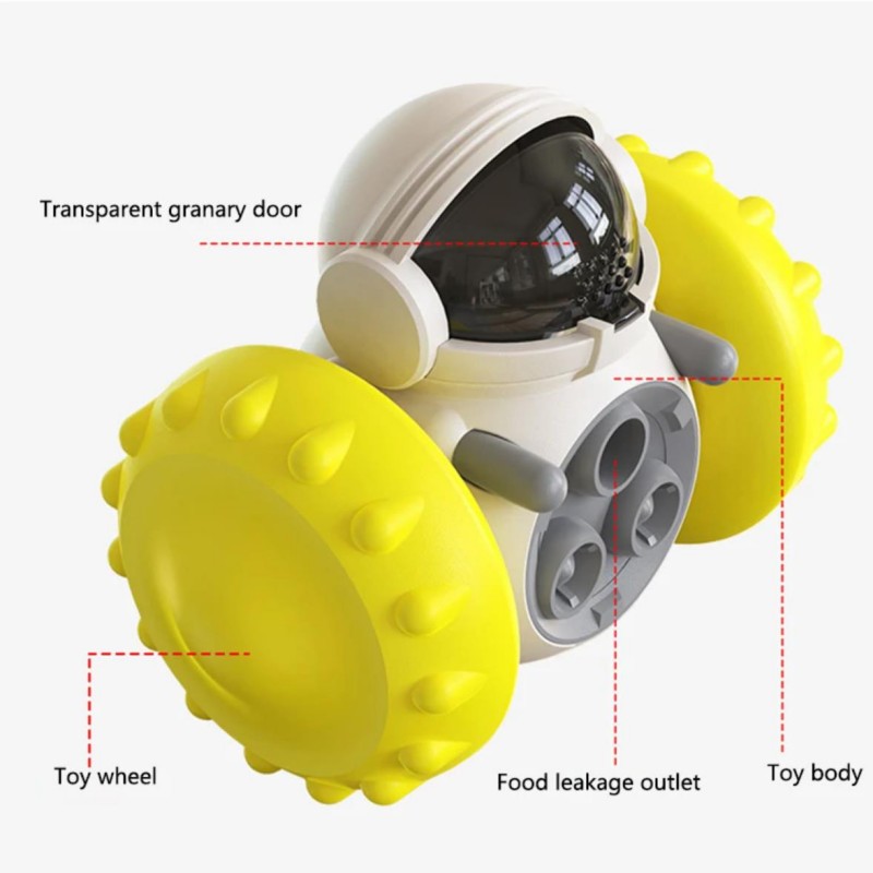 Dog Puzzle Toys Pet Food Interactive Tumbler Slow Feeder Funny Toy Food Treat Dispenser for Pet Dogs Cats Training Dog Supplies