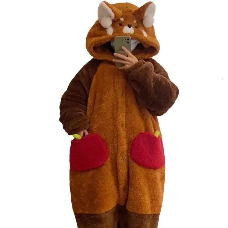 Adult raccoon costumes cartoon pajamas Halloween roleplaying animal 250110