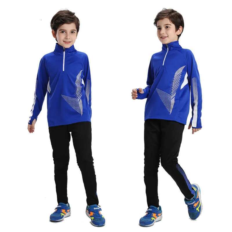 Ddmytiger China Domestic Boy Girl Spring Autumn Running Sweatshirt Sweatpants Children Kids Basketball Football Sets Sports Suit Tracksuits Jersey Kit