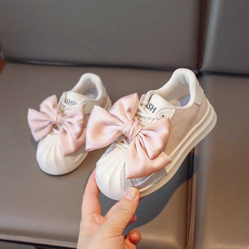Athletic Outdoor Girl Sneakers 2024 Spring and Autumn Sweet Shoes Breathable Versatile Princess Sneakers Comfortable Casual ShoeY250116LRD9