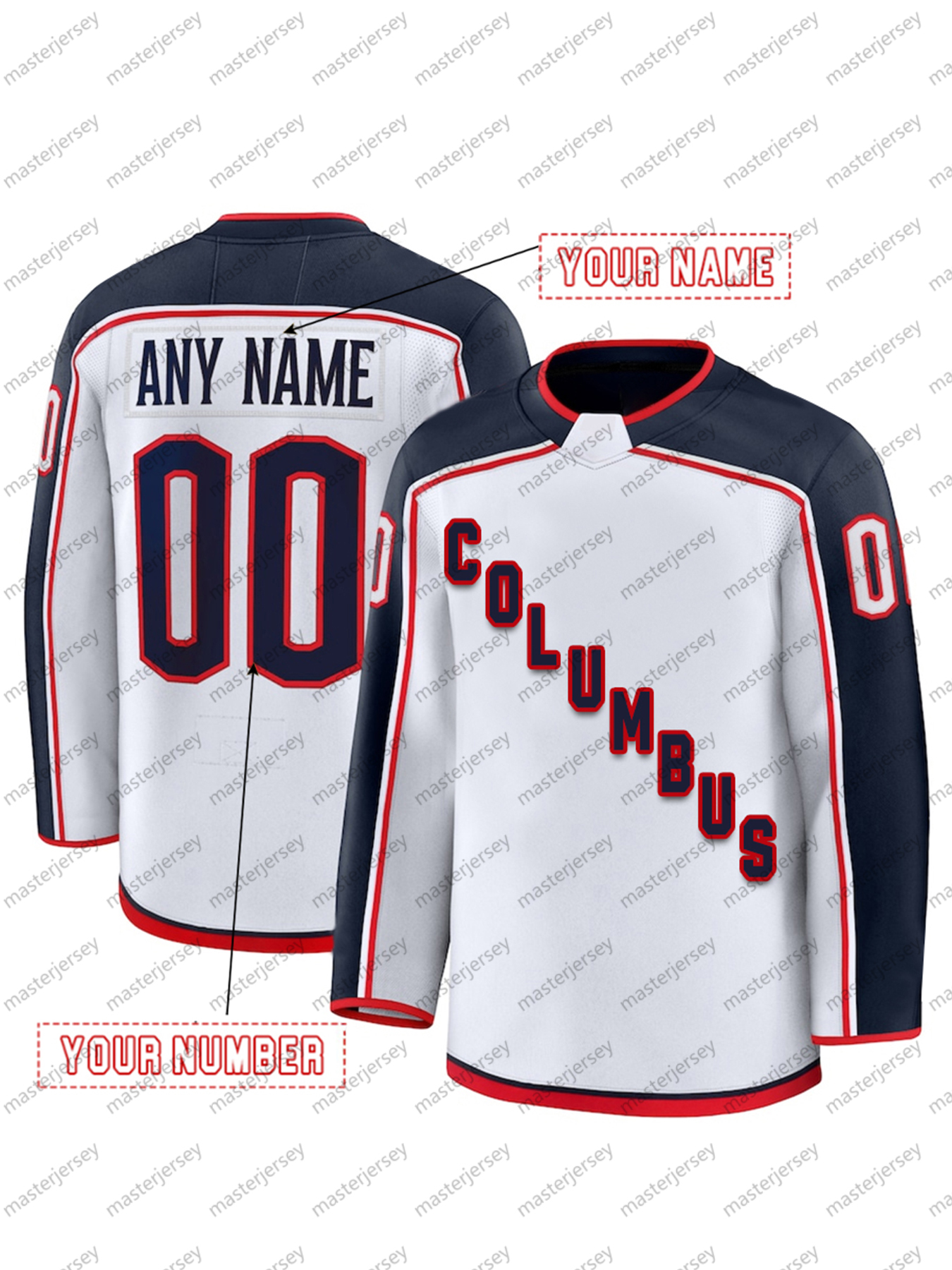 2025 Stadium Series Hockey Jersey Werenski Merzlikins Fantilli Custom Ice Hockey Jerseys Any Name Number Mens Womens Youth