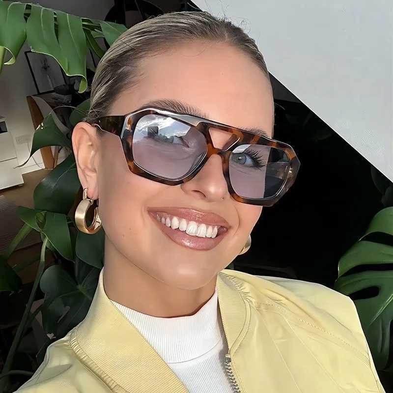 Vintage Square Sunglasses Woman Brand Mirror Sun Glasses Female Black Yellow Fashion Can Colors Eyewear UV400 Sunglasses W250116