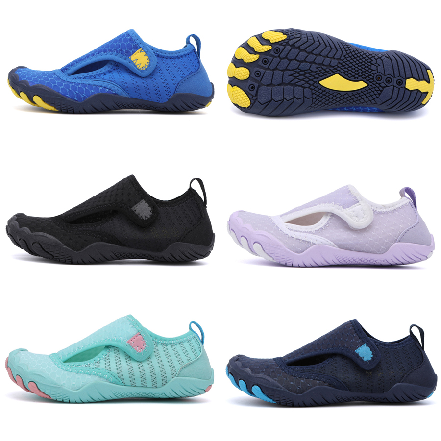 Boys Girls Swimming Beach Sneakers Kids Toddler Aqua Barefoot Water Shoes Cutefeet Quick-Dry Children Diving Surfing Boating Wading Sports Shoes Sizes
