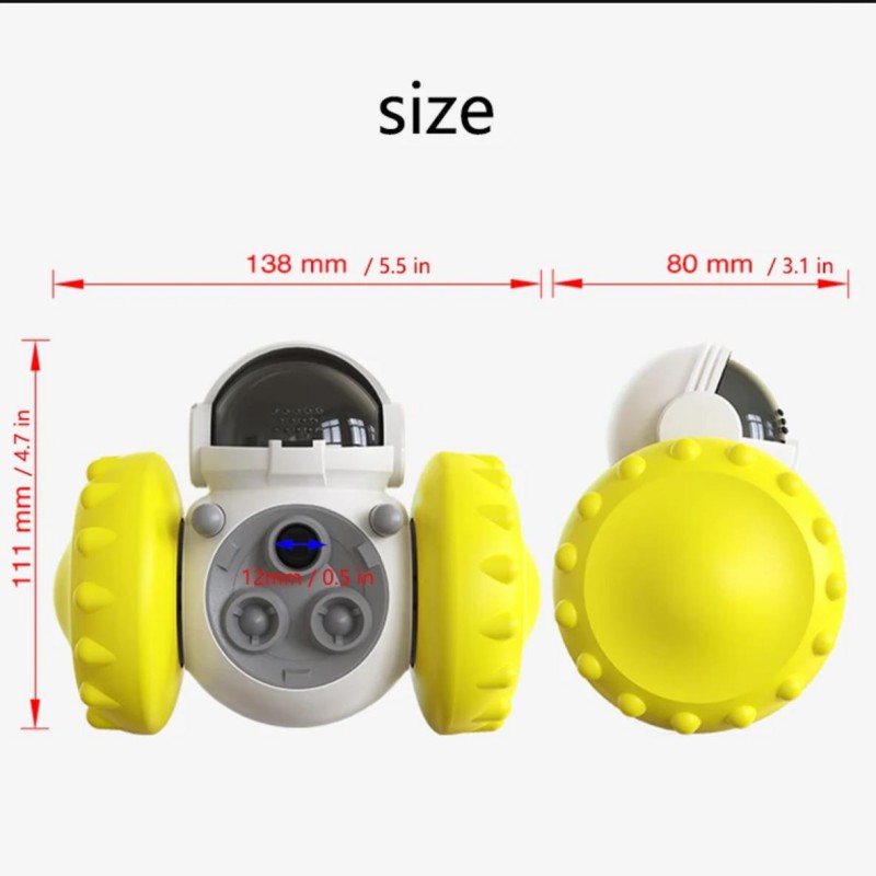 Dog Puzzle Toys Pet Food Interactive Tumbler Slow Feeder Funny Toy Food Treat Dispenser for Pet Dogs Cats Training Dog Supplies
