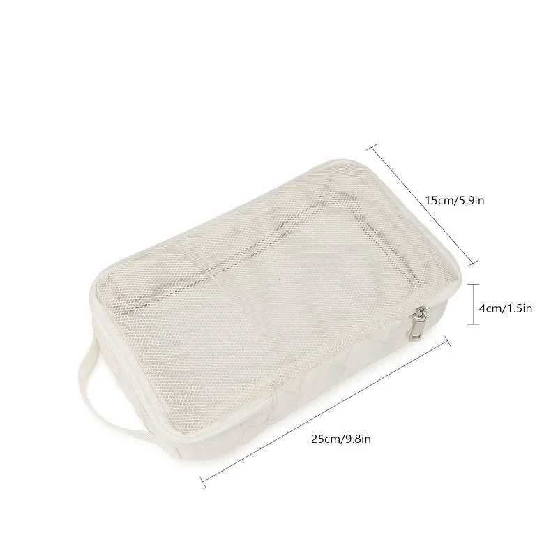 Portable Baby Travel Storage Organizer Bag Diaper Clothes Hanging Mesh Pouch Mommy Outting Bag Baby Diaper Storage BagsXJ250117