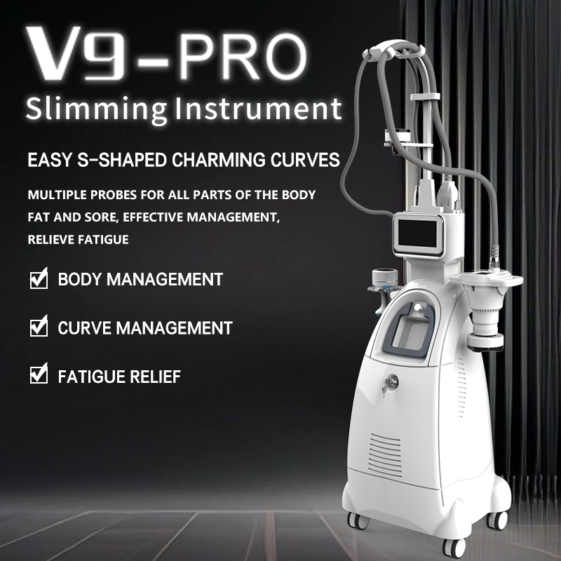 2025 V9-Pro Vela Body Shaping Vacuum Cavitation RF Rolling Skin Tightening Body Fat Removal Non-invasive Weight Loss Lipolysis Vela Machine