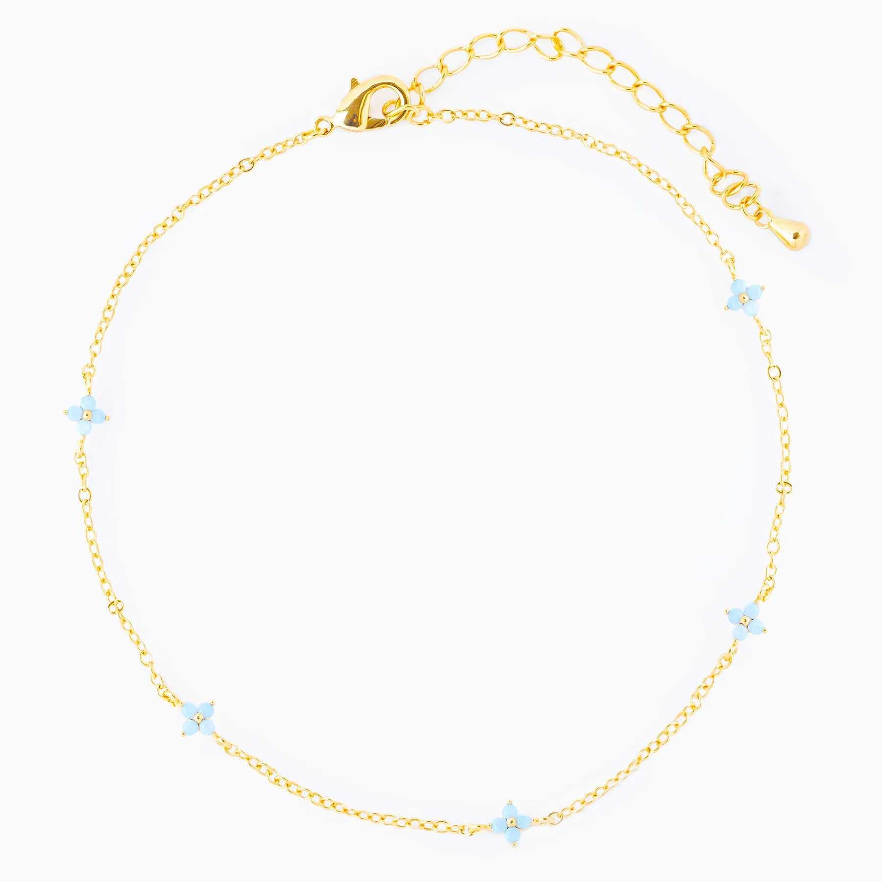 Waterproof Gold Silver Mini Zircon Flower Pendant Bracelet Chain for Womens Fine Jewelry Gifts Luxury Female Bracelets Bangles W250116