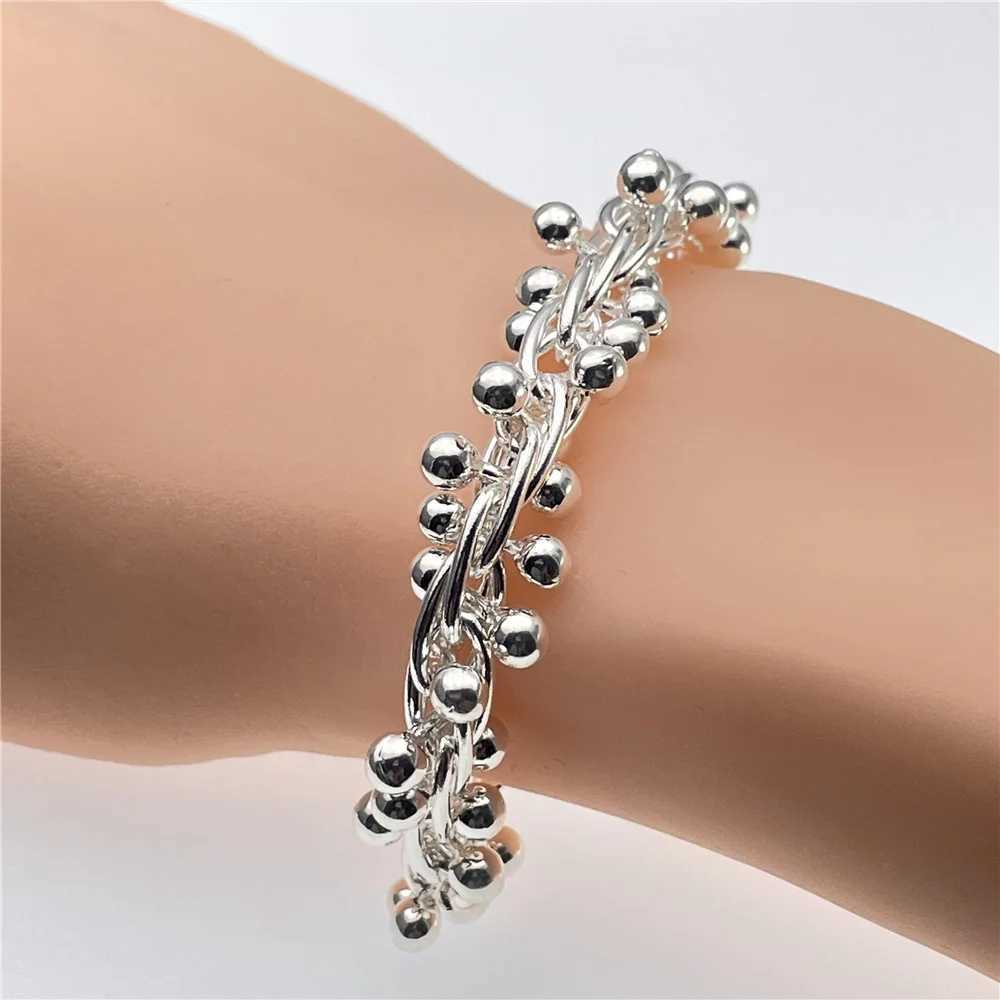 Andara Wholesale 925 Silver Bracelet Elegant Chain High Quality Jewelry For Men Women Christmas GiftsXJ250117