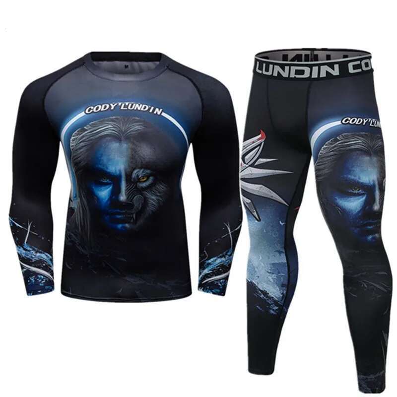 Ddmytiger China Domestic Men S Muay Thai Kickbo Sport Suit MMA BJJ Rashguard GYM T Shirts Rash Guard Fiess Tracksuit Bo Jersey Set Ddmytiger