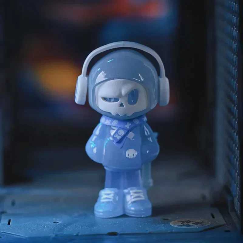 Mr.bone Mini 2 Generation Times Travel Series Action Figure Mystery Box Trend Animation Peripheral Desktop Collection Toy Gifts W250116