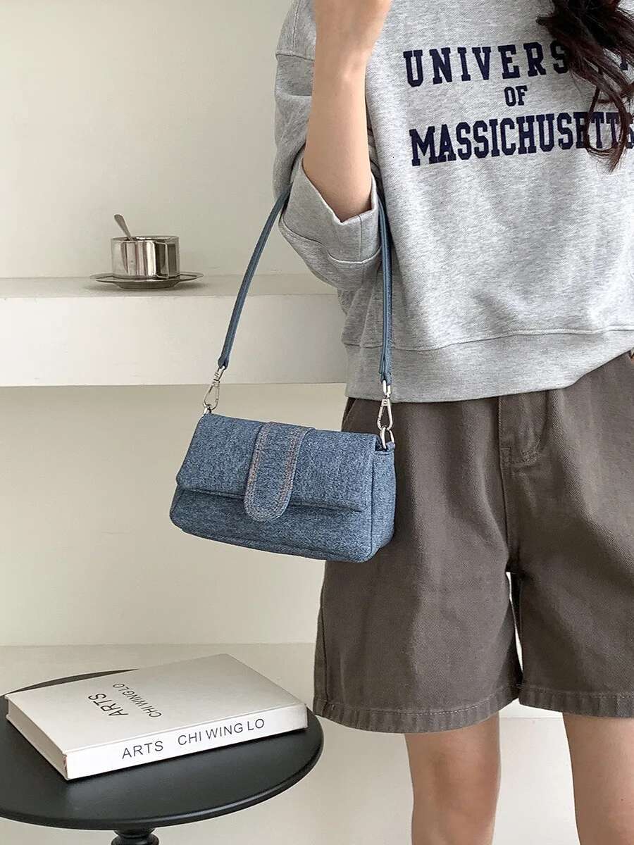 Vintage Underarm Shoulder Bags Casual Versatile 2024 New Designer Medium Size Handbags Fashion Flap For Women Bag High Quality