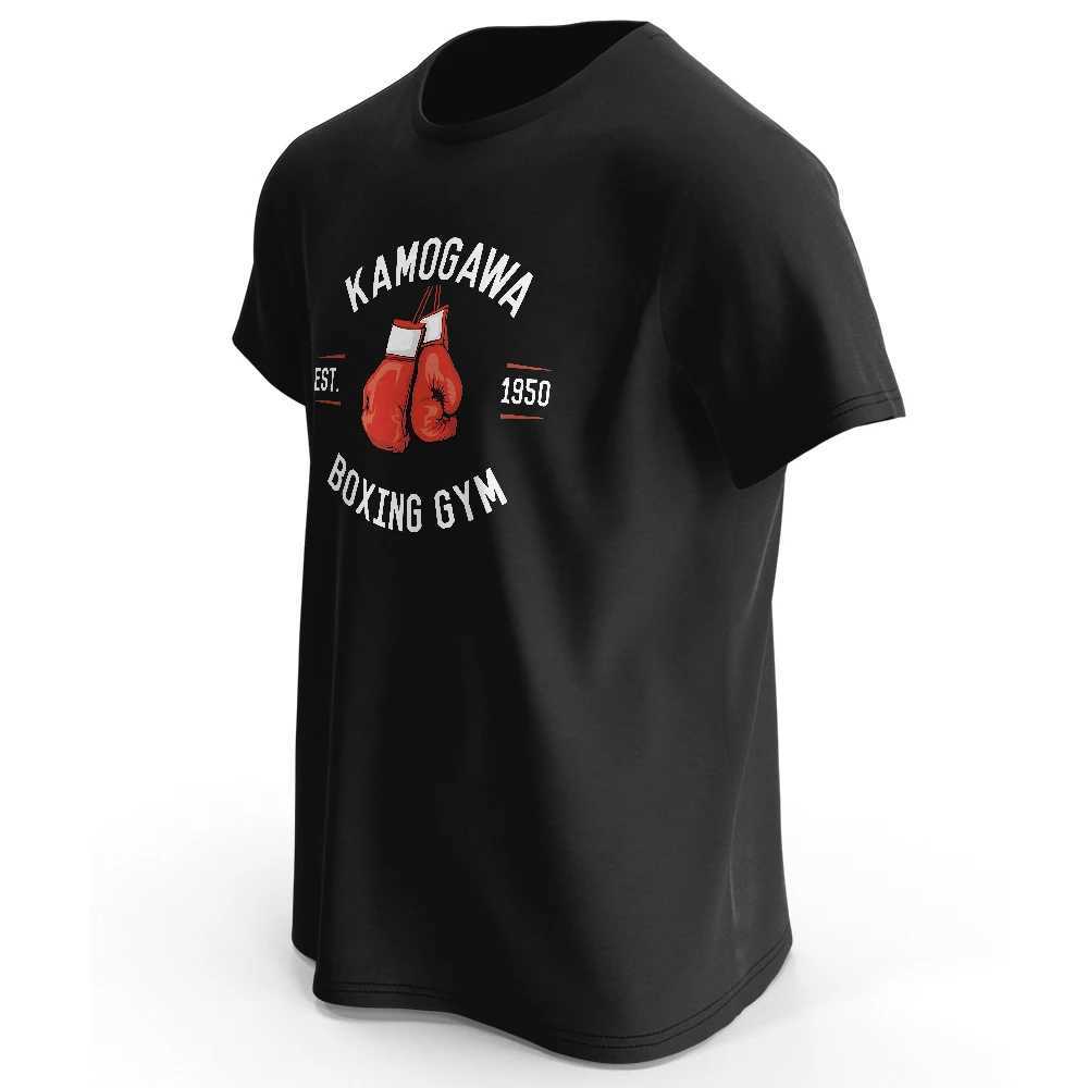 Mens Oversized Boxing GYM T-Shirt KBG Print Anime Graphic Tees for Men Women TopsXJ250117