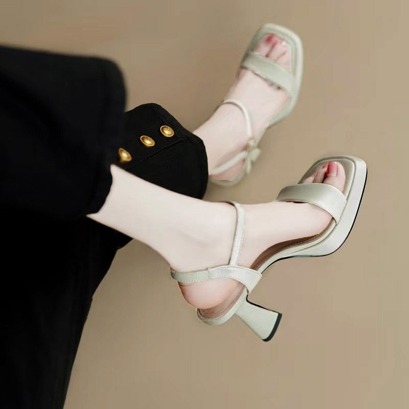 classic women sandals high heels womens pink black bone Platform indoor outdoor casual shoes slippers slides trainers