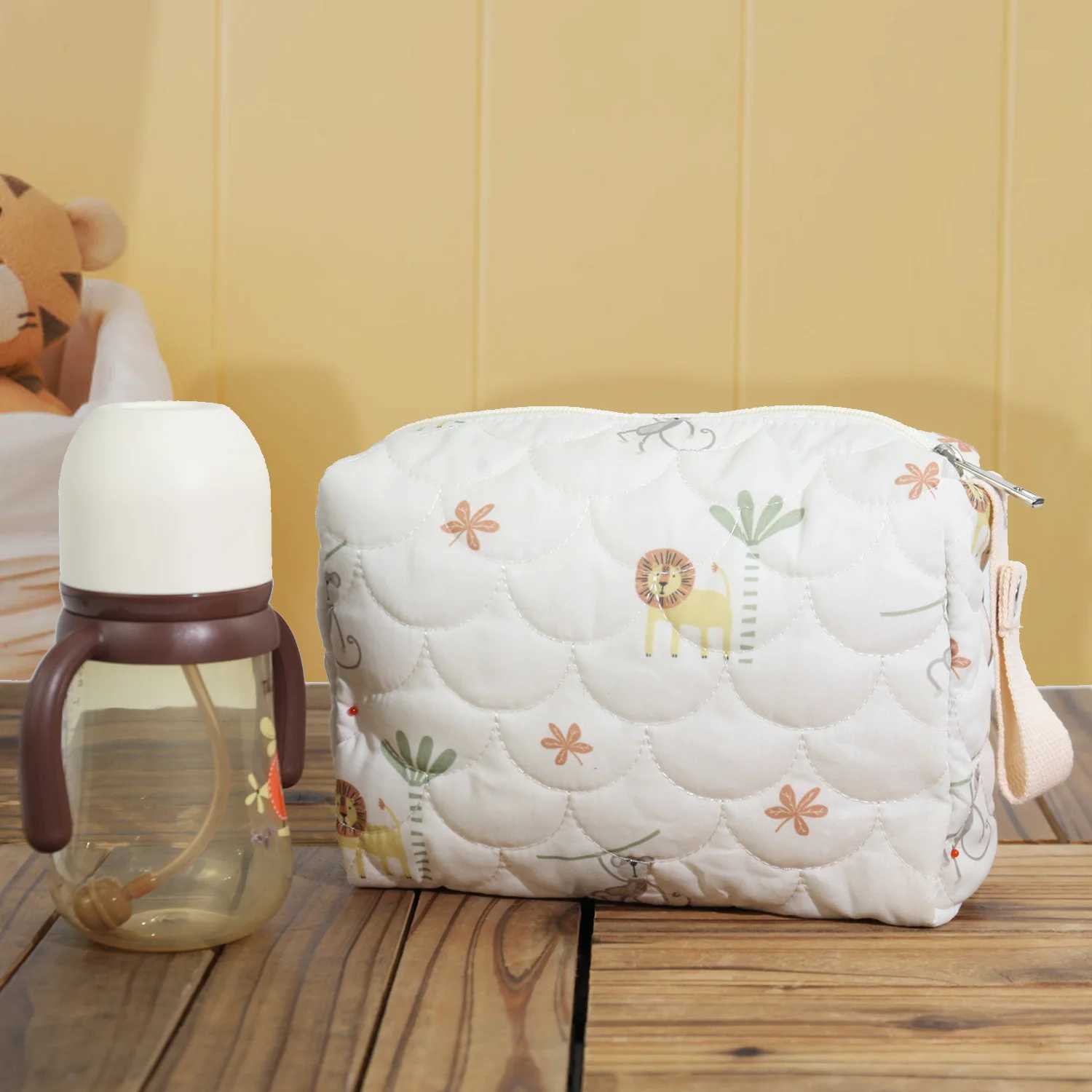 Diaper Bag Embroidery Mommy Bag Convenient Baby Bottle and Supplies Storage Bag Diaper Storage Bag Baby Storage BagXJ250117