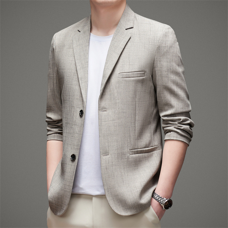 K782 Men's Slim Fit Business Suit - One Piece Casual Wedding Dress for Groom & Groomsman