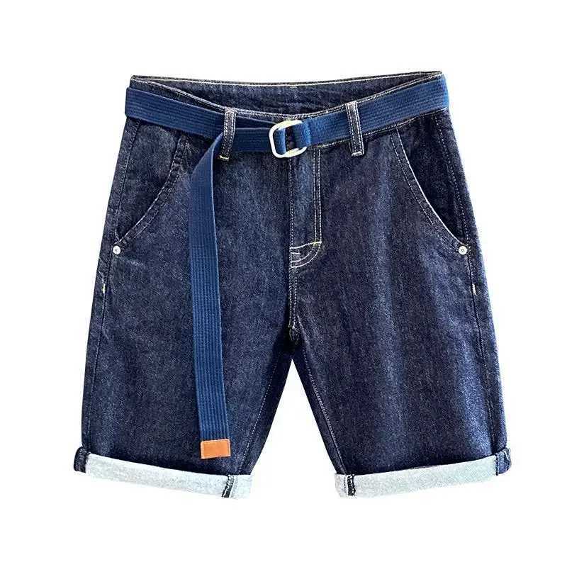 Mens Short Jeans Pants Straight with Pockets Cowboy Male Denim Shorts Popular Designer Vintage Y2k Fashion Streetwear Summer XlXJ250117