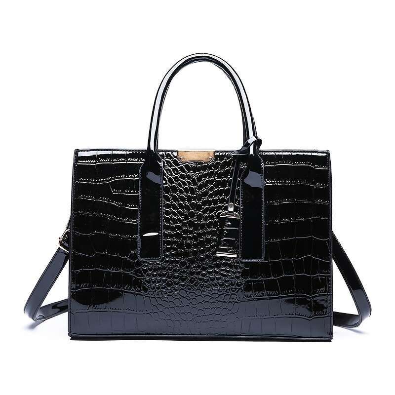 2025S Designer S New Model Ladies Fashionable Crocodile Pattern Single Shoulder Crossbody Style Large Capacity Handbag Perfect For Travel And Gift Giv
