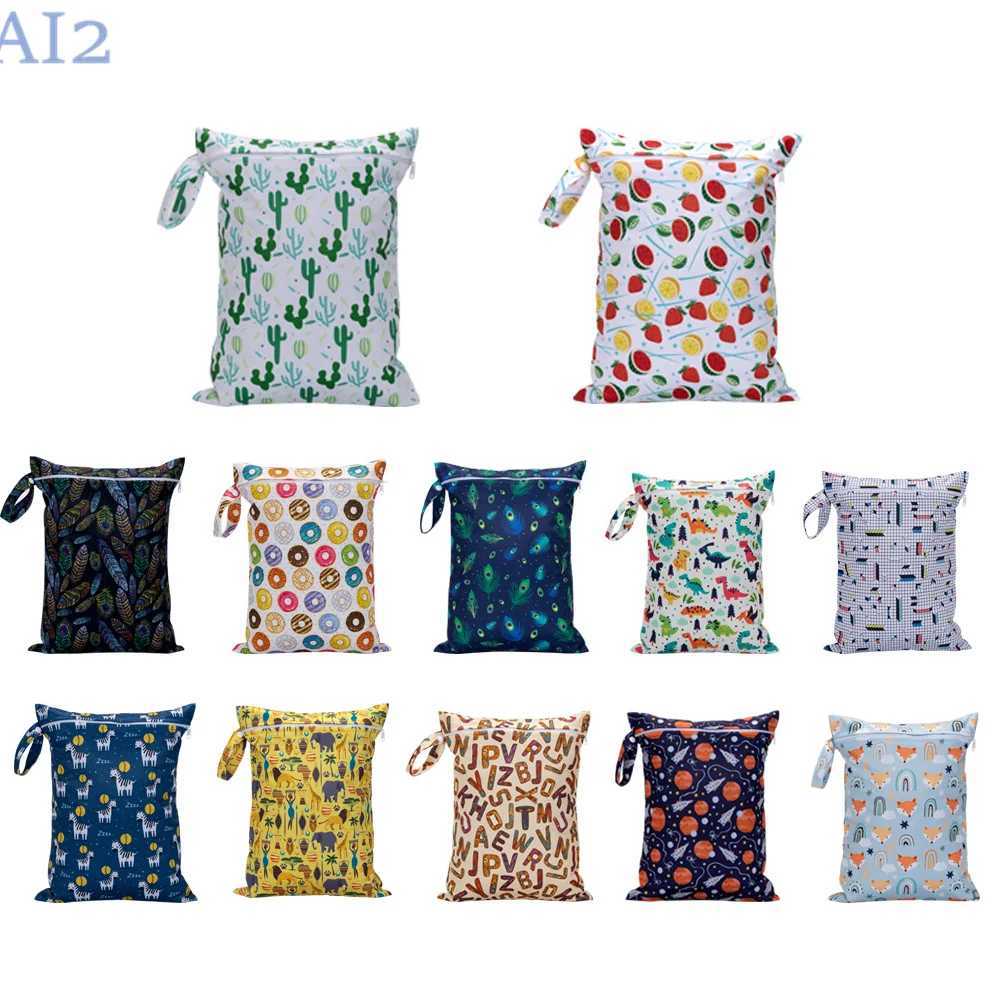30X40cm Baby Diapers Nappies Wet Dry Bag for Mommy Fashion Waterproof Diaper Bag Outdoor Stroller Carry Pack Storage Bag NewXJ250117