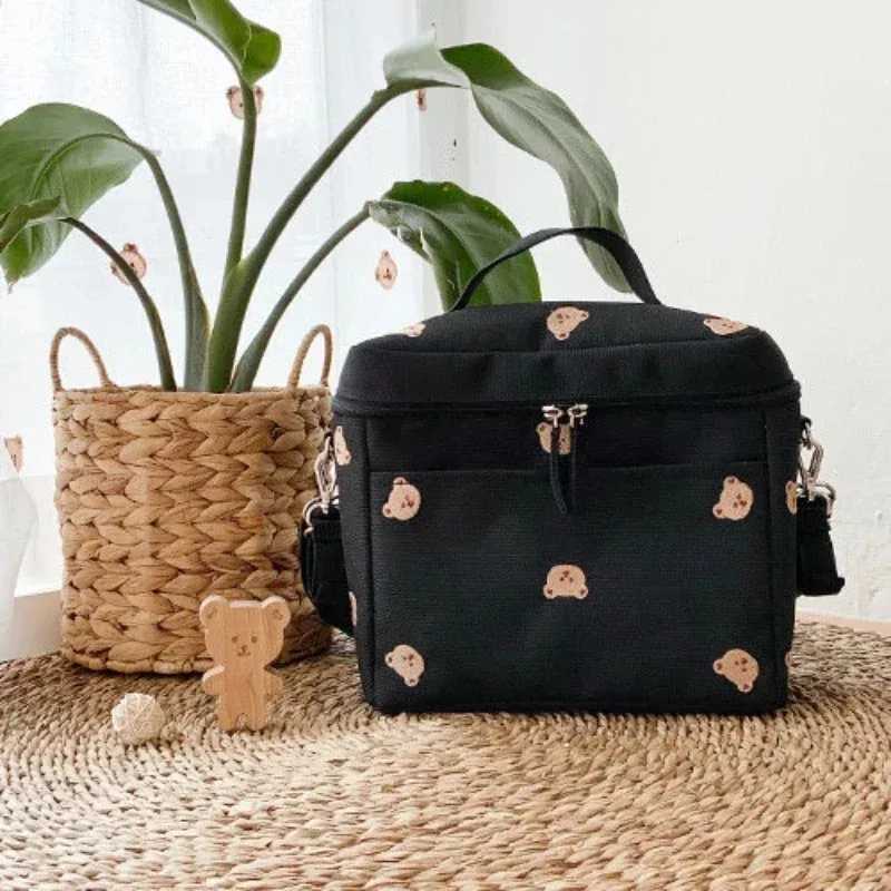 Baby Diaper Bag Outdoor Mommy Shoulder Bag Waterproof Baby Bottle Insulation Mommy Bag Baby Cart Hanging Bag Trolley AccessoriesXJ250117