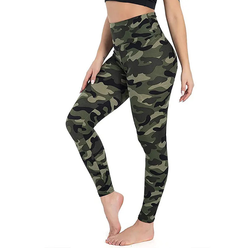 Fashion leopard print pants ninepoint highwaisted leggings yoga slimfit waistband hip lift sweatpants 250113