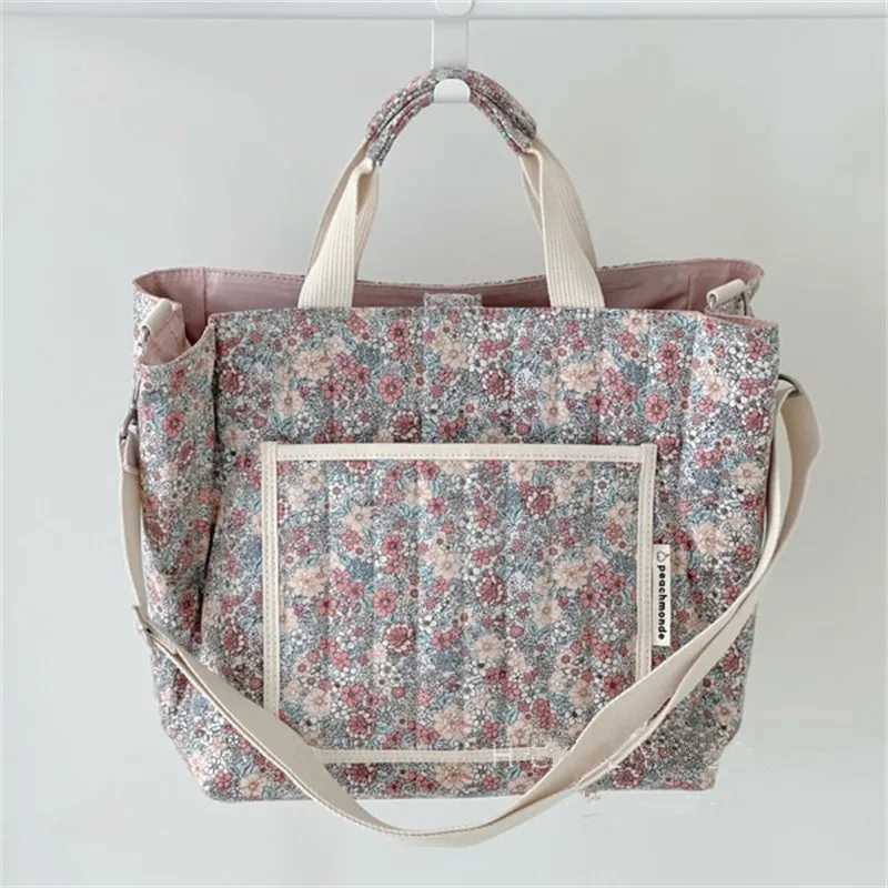 Diaper Stroller Bag Organizer for Kids Large Capaci Multifunction Print Portable Mommy Bag Shoulder BagXJ250117
