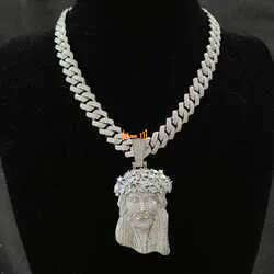 13mmSier Necklace Men's Cuban Chain Jewelry Moissanite Gra Certificate Passed Dia Tester