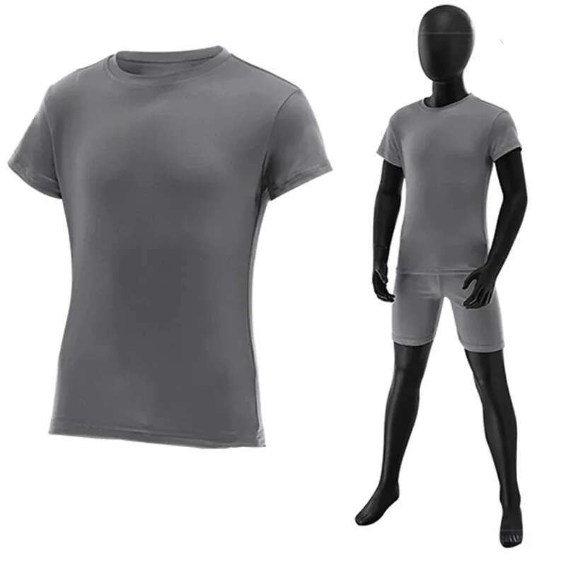 Ddmytiger China Domestic Kids Quick Dry Short Sleeve GYM Fiess Tops Tee Children Girl Boy Sport Running Football Skiing Exercise Basketball T Shirt J 
