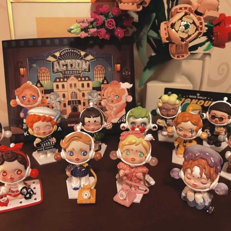New Anime Skullpanda Action Cut Series Blind Box Toys Anime Mystery Box Collectible Figure Model Cute Kawaii Designer Kids Gifts W250116