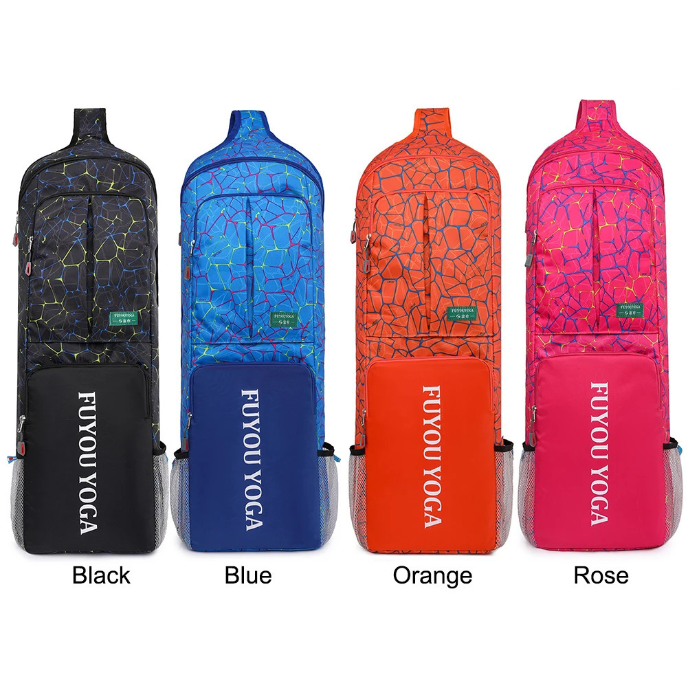 Yoga Exercise Bag Waterproof Portable Handbag with Zipper PocketMesh PocketHandle for PilatesWorkoutDancingGym 250114