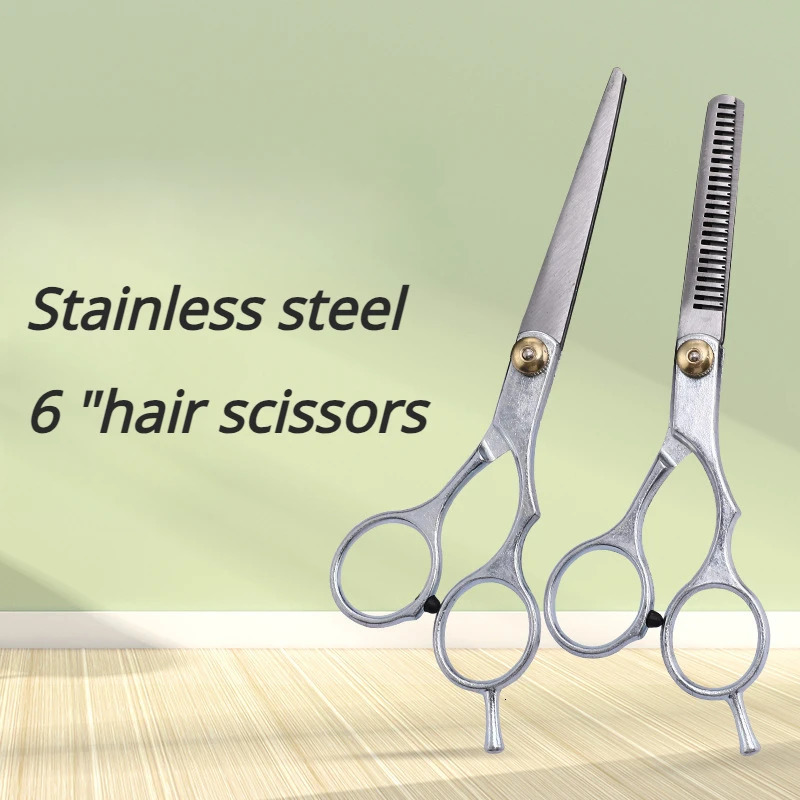 Stainless Steel Scissors for Hair Thinning Cutting Clipper Hairdressing Products Haircut Trim Hairs Barber 250108