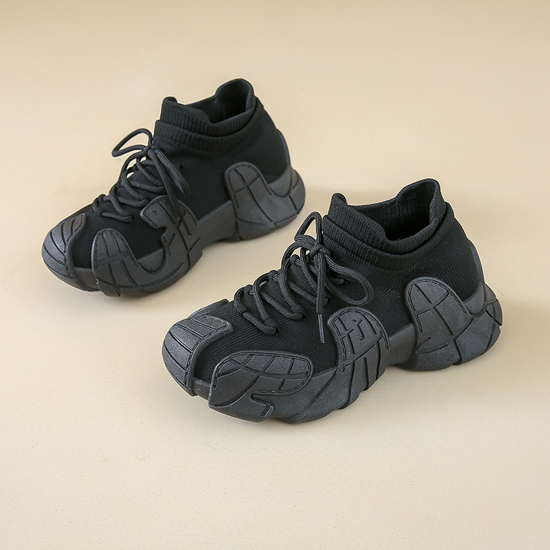 New style thick soles increase daddy shoes female 2025 new hot sports shoes all match casual shoes brown purple