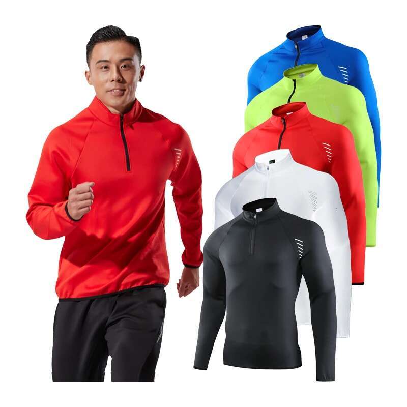 Ddmyoutdoor China Domestic Long Sleeve Sports Shirt Stand Collar Men Quick Dry Outdoor Sweatshirt Spring Autumn Breathable Gym Running Training T Shir
