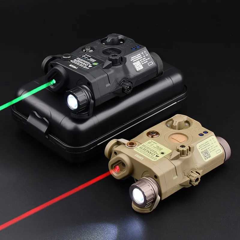 Hunting UHP AN PEQ-5 IR Red Dot Sight Blue Green Version Fit 20mm Rail Weapon Led Scout Light Airsoft Accessory Hunting LaserW241227