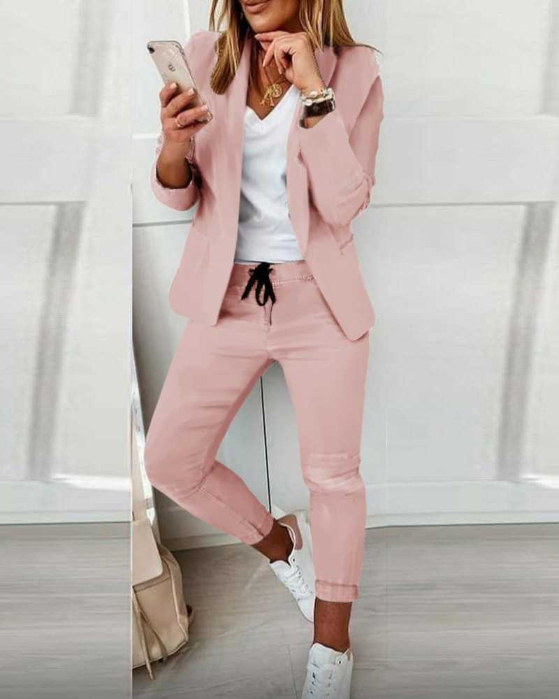 2023 New Casual Fashion Suit Womens