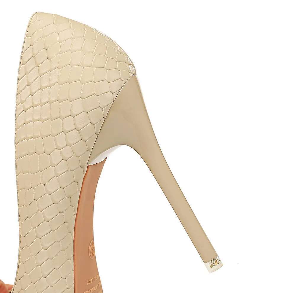 BIGTREE New Retro Snake Print Show Thin Women Pumps Nightclub Pointy Toe Sexy Side Hollow Stiletto High Heels Shoes Ladies Dress