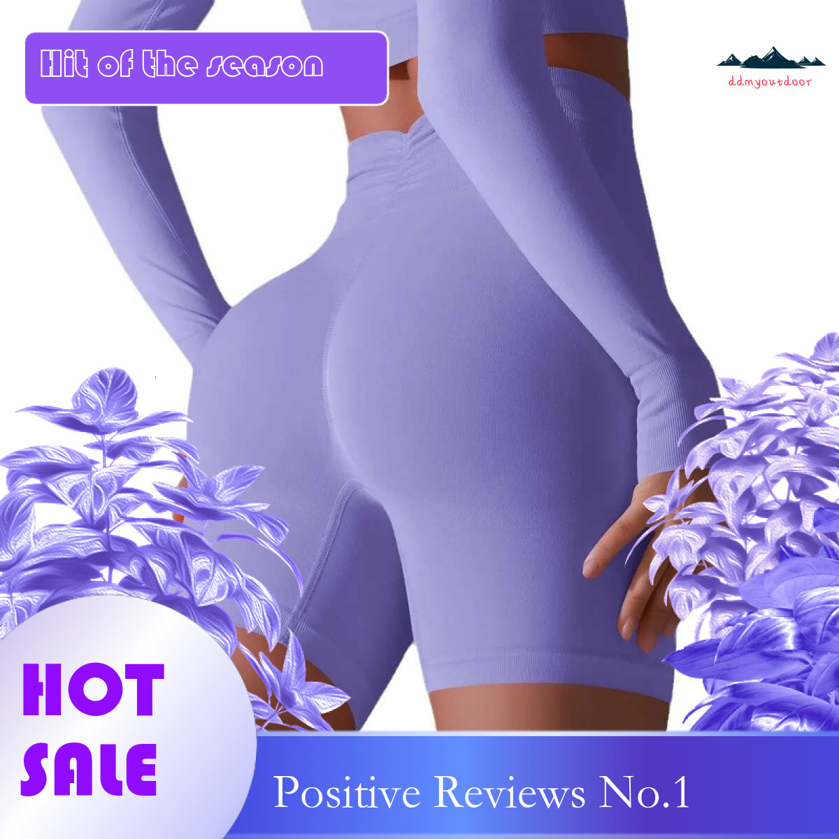Ddmyoutdoor China Domestic Mermaid Curve Sports High Waist Belly Tight Breathable Elastic Peach Hip Tights Anti Walking Quick Drying Women S Yoga Pant